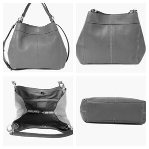 Coach Gray Shoulder Bag
